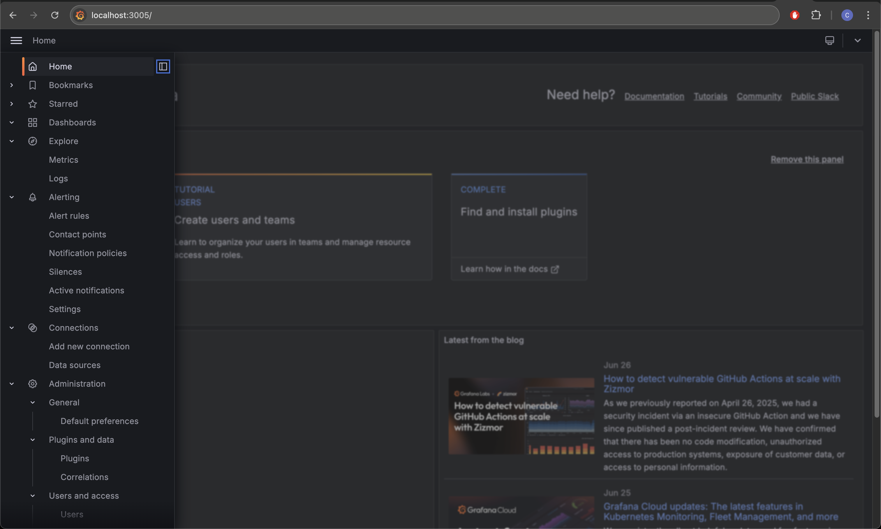grafana-localhost-dashboard-hamburger-menu.png